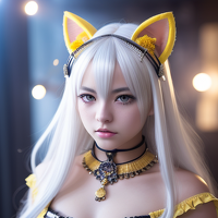 出力実験（女の子/黄） Realistic Vision V1.3